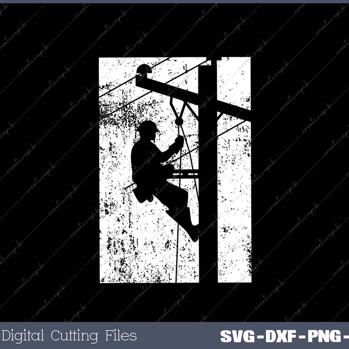 Daddy Father Lineman  Electric Cable Lineman SVG PNG Cutting Printable Files