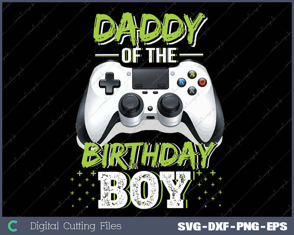 Daddy of the Birthday Boy Matching Video Game Birthday Gift