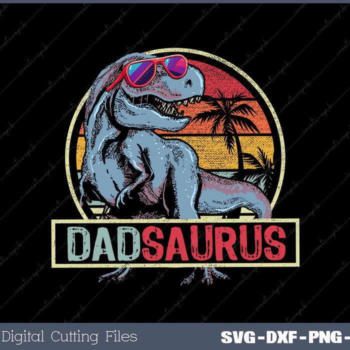 Dad saurus T Rex Dinosaur Dad Saurus Family Matching