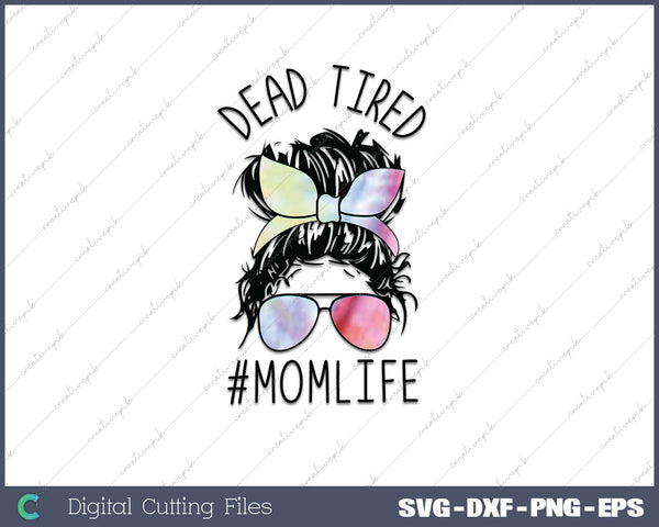 Dead Tired Tie Dye Skull 