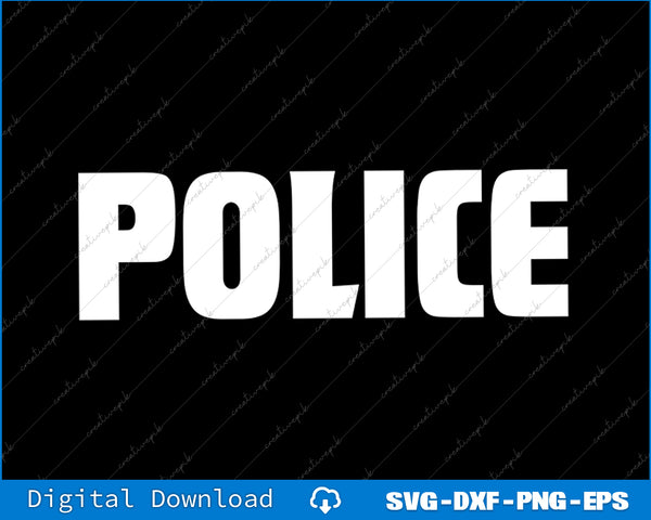 Definitely Not A Cop Halloween Costume Funny Svg Png Cutting File