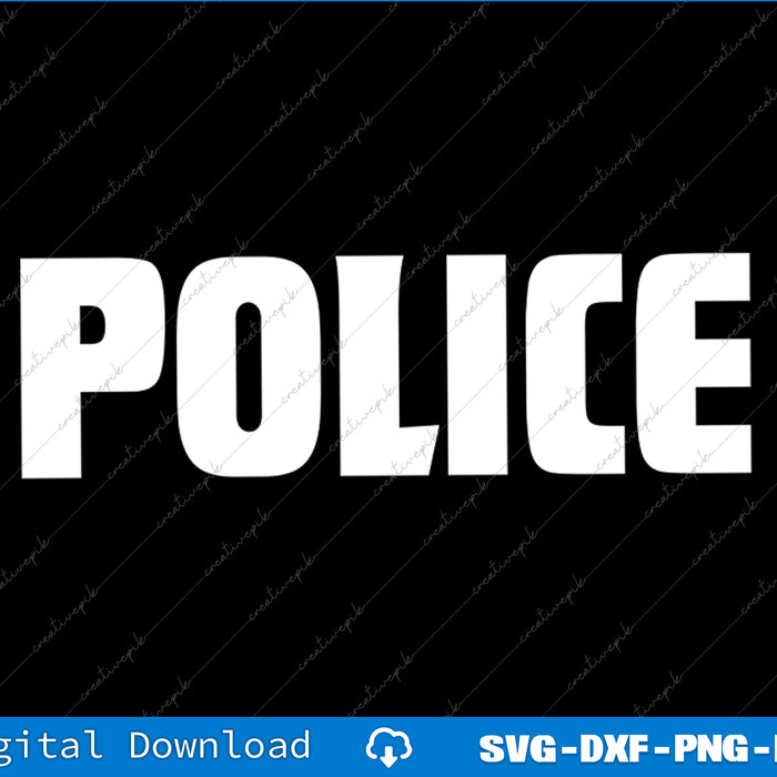 Definitely Not A Cop Halloween Costume Funny Svg Png Cutting File