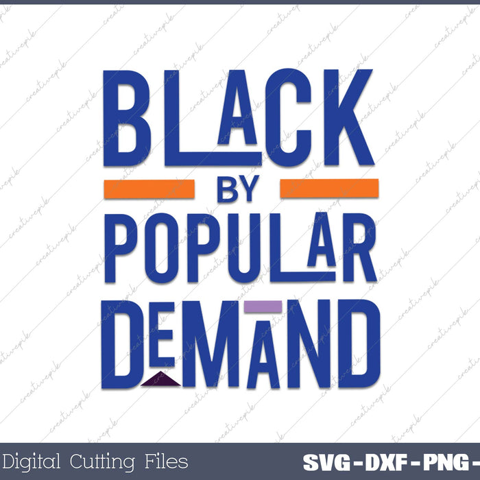 Demand Of Black Motivational 