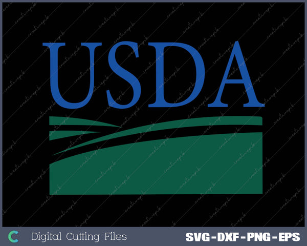 Department of Agriculture USDA Logo Farming SVG PNG Cutting Printable Files