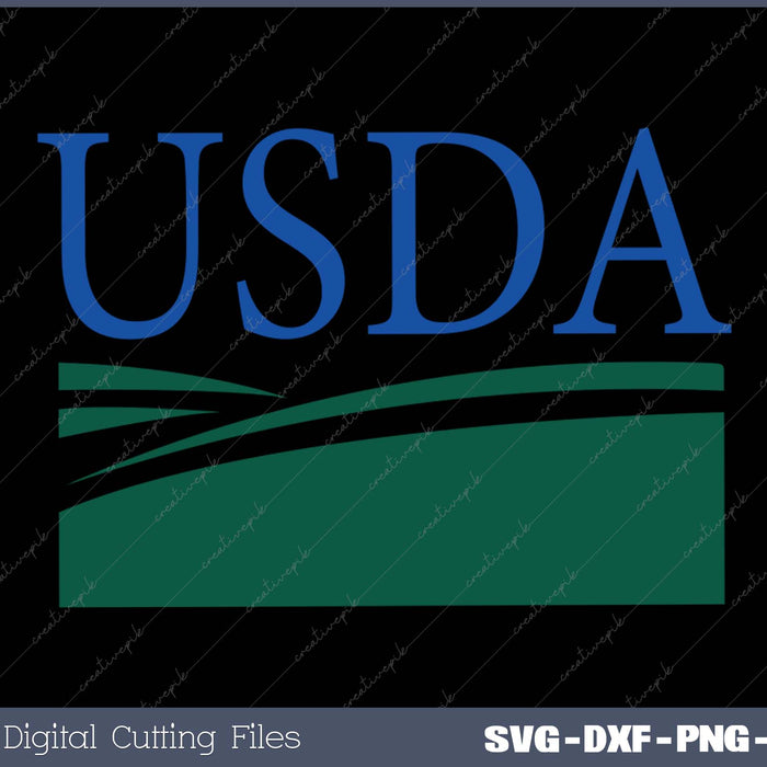 Department of Agriculture USDA Logo Farming SVG PNG Cutting Printable Files