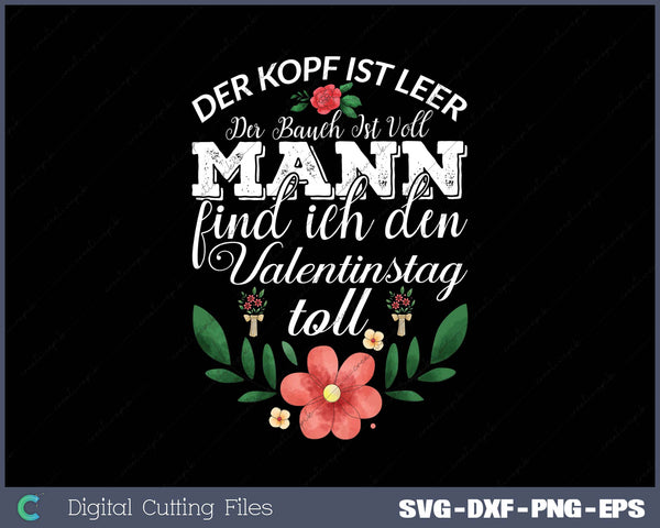 Der Kopf ist leer SVG PNG Cutting Printable Files