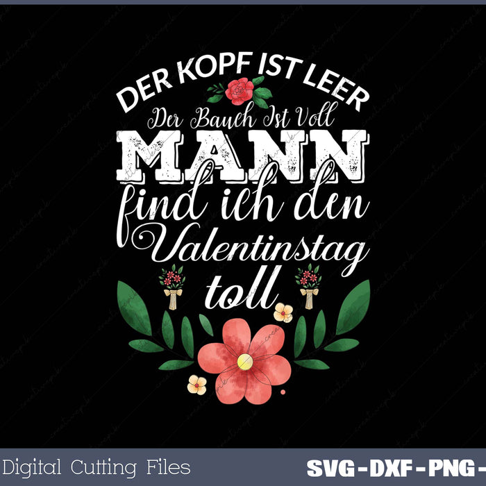 Der Kopf ist leer SVG PNG Cutting Printable Files