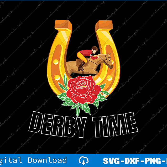 Derby Time Horse Racing 150th Derby Day SVG PNG Printable File