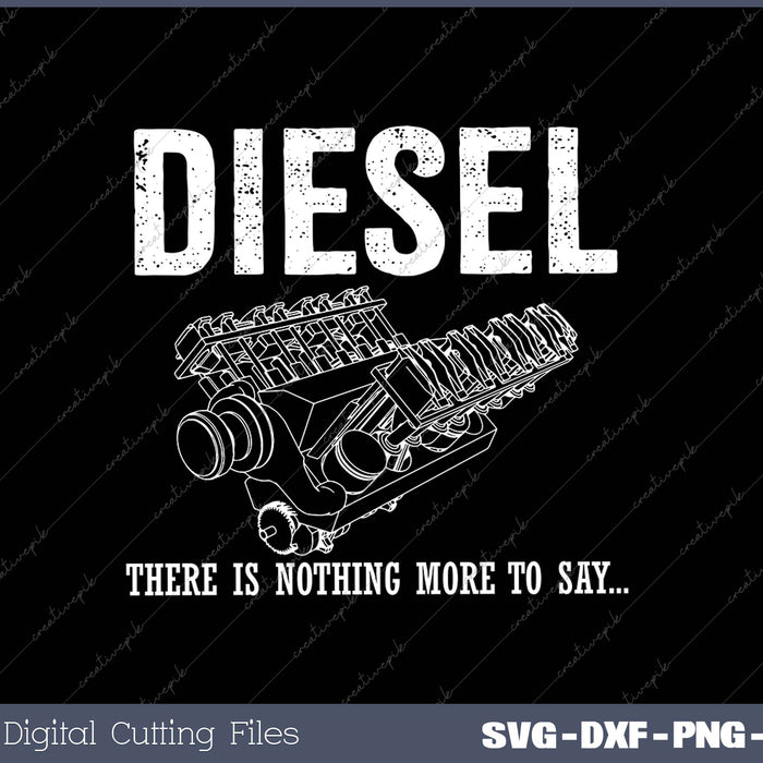 Diesel Car Engine Usa Flag Mechanic 