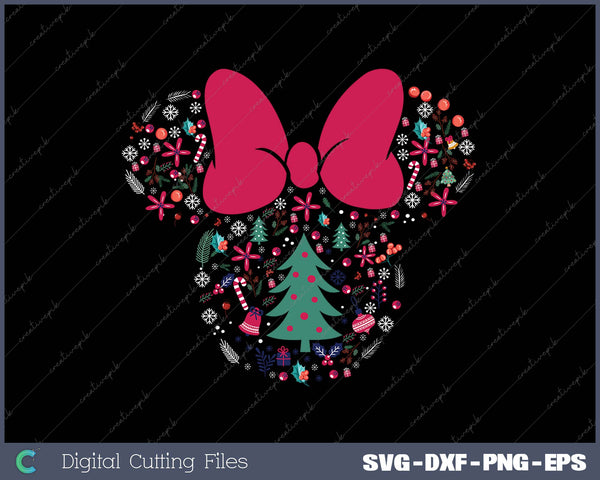 Disney Mickey And Minnie Christmas Mashup SVG PNG Cutting Printable Files