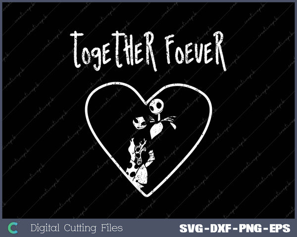 Disney Nightmare Before Christmas Drip Heart Raglan SVG PNG Cutting Printable Files