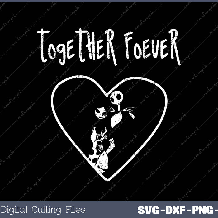 Disney Nightmare Before Christmas Drip Heart Raglan SVG PNG Cutting Printable Files