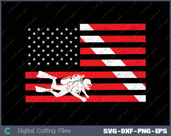 Diver Down Dive Flag Scuba Diving American Flag