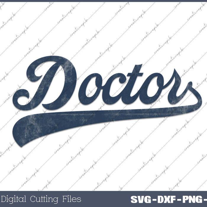 Doctor Cute Vintage Graphic SVG PNG Cutting Printable Files