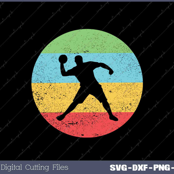 Dodgeball Vintage Retro Dodgeball Player