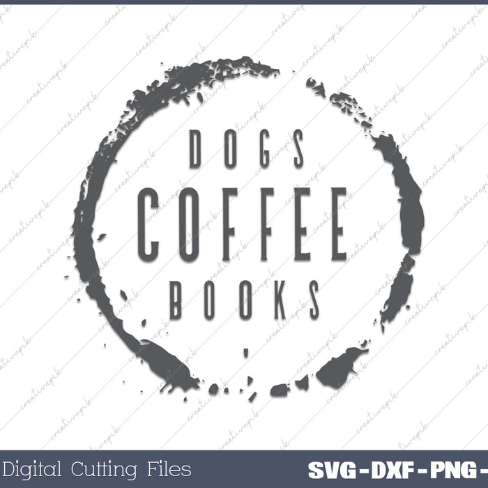 Dogs Coffee Books Reading Book Addict Easily Distracted Dogs 