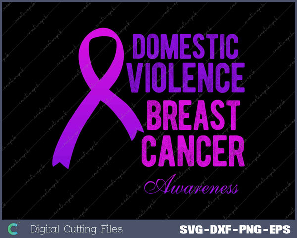 Domestic Violence And Breast Cancer Awareness Month