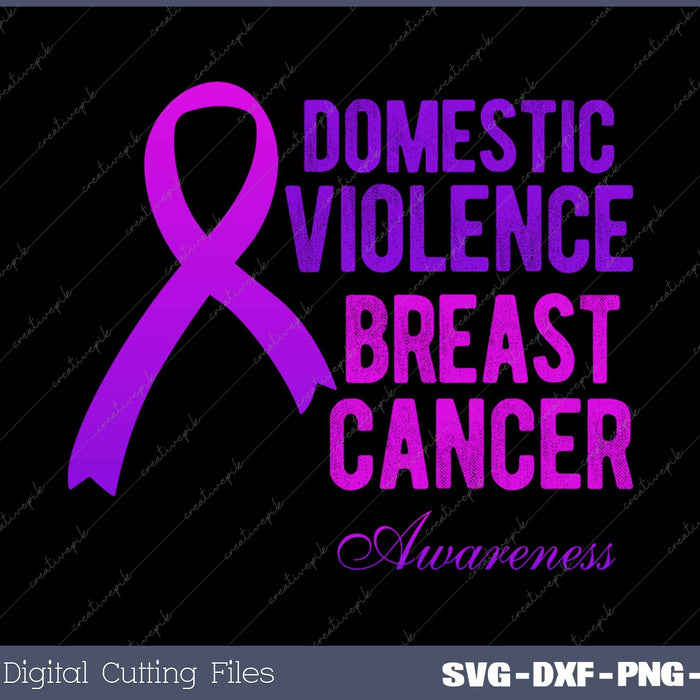 Domestic Violence And Breast Cancer Awareness Month