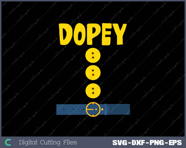 Dopey Halloween Dwarf Costume Color Matching 