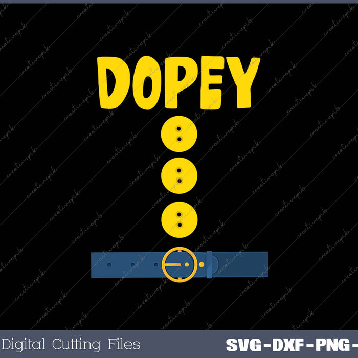 Dopey Halloween Dwarf Costume Color Matching 