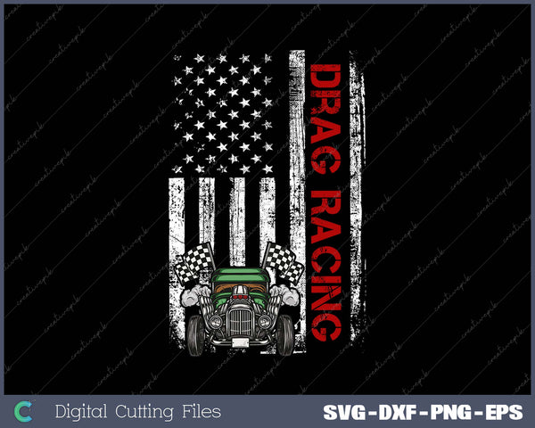 Drag Racing SVG PNG Cutting Printable Files