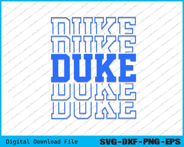Duke Vintage Basketball SVG PNG Cutting Printable Files
