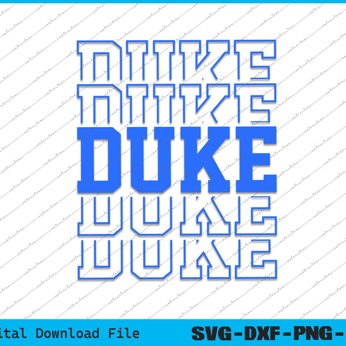 Duke Vintage Basketball SVG PNG Cutting Printable Files