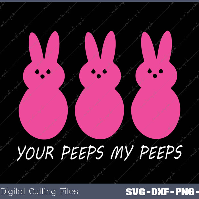 Easter Bunny Peeps Dab Dabbing 