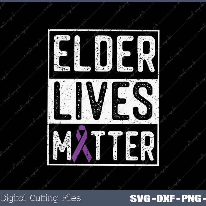 Elder Abuse Awareness Stop Elder Abuse prevention SVG PNG Cutting Printable Files