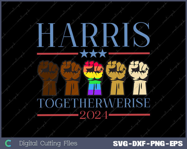 Election LGBT Kamala Harris 2024 SVG PNG Printable Files