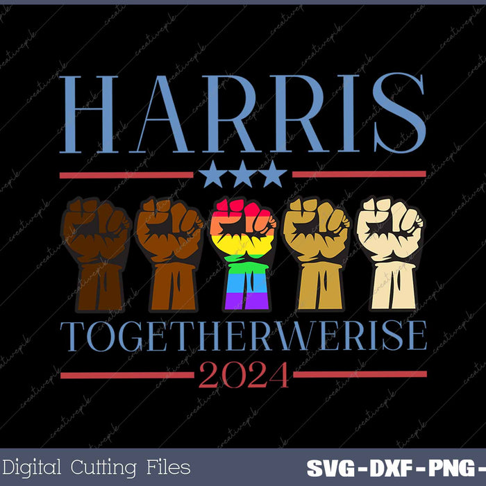 Election LGBT Kamala Harris 2024 SVG PNG Printable Files