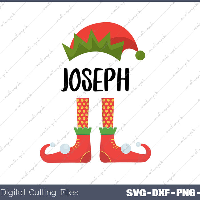 Elf Christmas SVG PNG Cutting Printable Files