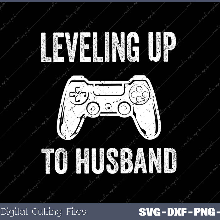 Engagement for Groom Video Game Lovers SVG PNG Cutting Printable Files