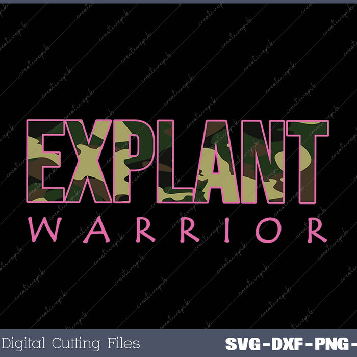 Explant warrior SVG PNG Cutting Printable Files