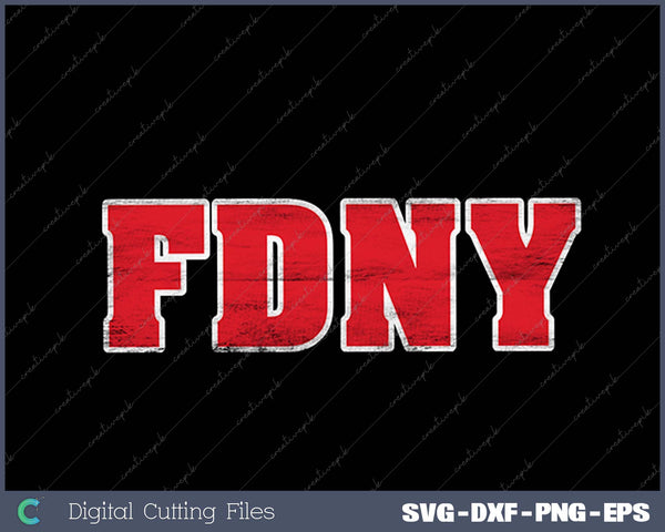 FDNY Logo SVG PNG Cutting Printable Files