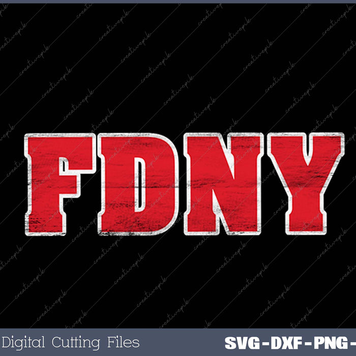 FDNY Logo SVG PNG Cutting Printable Files