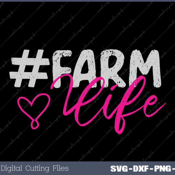 Farmers Wife Women Gift Farming SVG PNG Cutting Printable Files