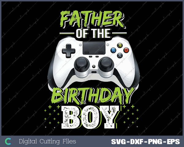 Father of the Birthday Boy Matching Video Game Birthday Gift