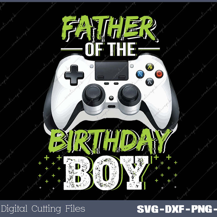 Father of the Birthday Boy Matching Video Game Birthday Gift