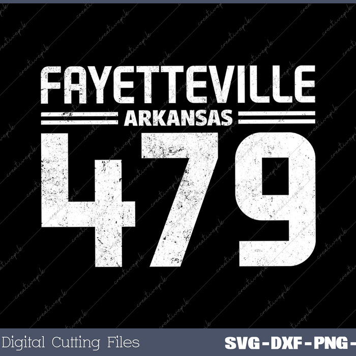 Fayetteville Arkansas AR 479 Vintage