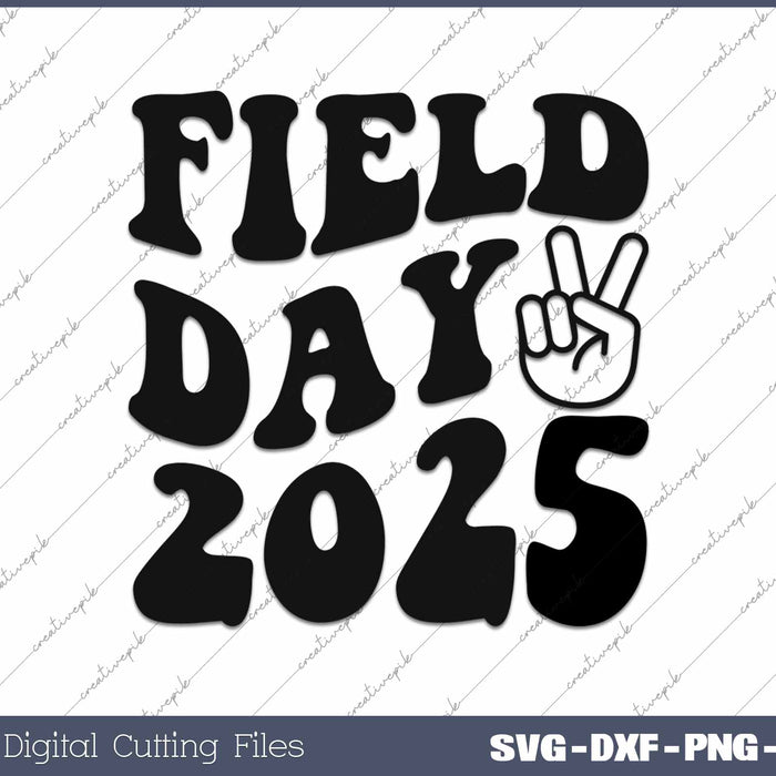 Field Day 2025 Field Trip Squad Field Day Vibes SVG PNG Cutting Printable Files