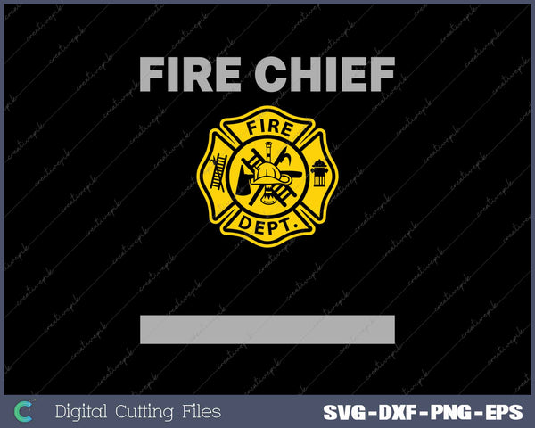 Fire Chief Vintage Firefighter Chief