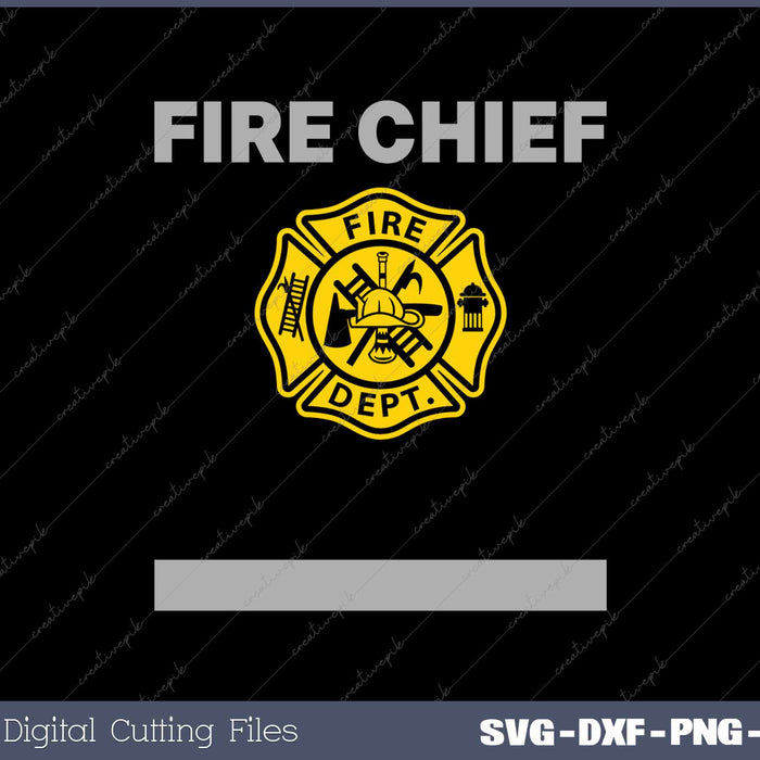 Fire Chief Vintage Firefighter Chief