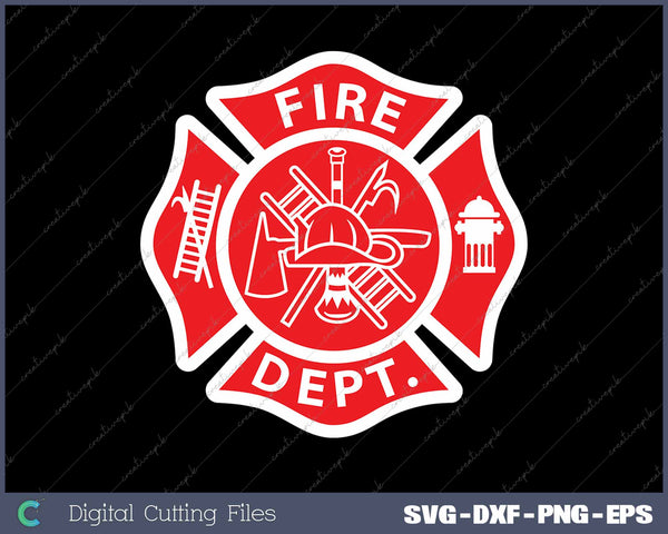 Fire Department Logo Uniform Fireman Symbol Firefighter Gear