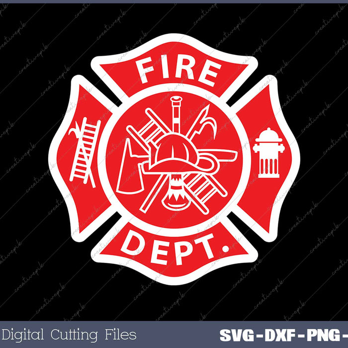 Fire Department Logo Uniform Fireman Symbol Firefighter Gear