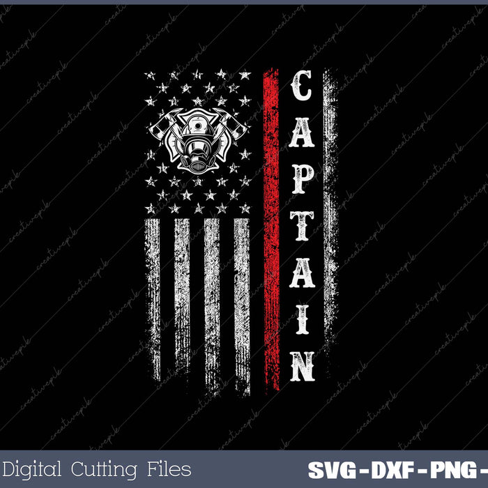 Firefighter Captain Firefighting Captain Chief SVG PNG Printable Files