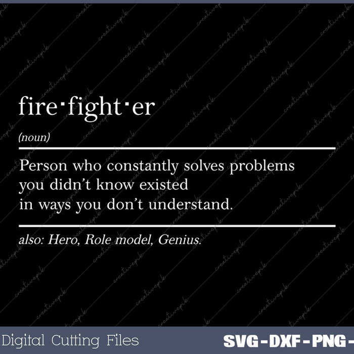 Firefighter Definition Funny American Fireman Firefighter