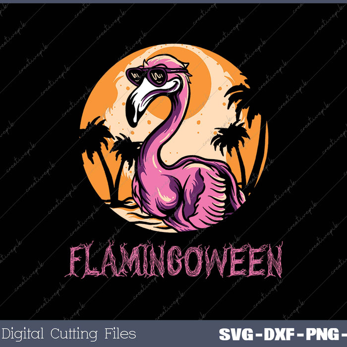 Flamingoween Flamingo Mummy Costume Happy Halloween