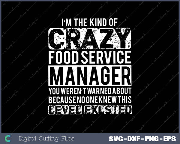 Food Service Manager Merch Great Gifts For Managers