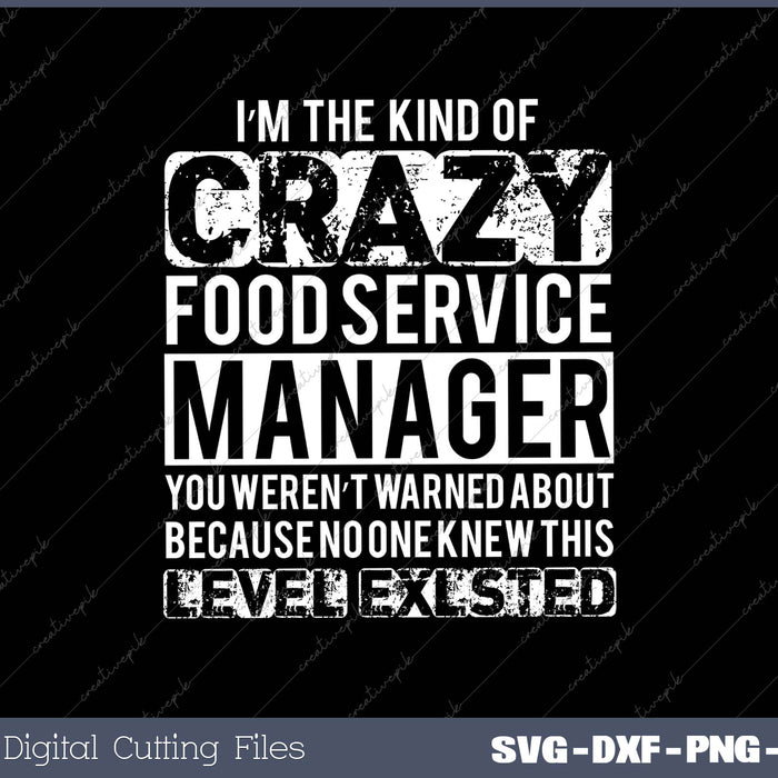 Food Service Manager Merch Great Gifts For Managers